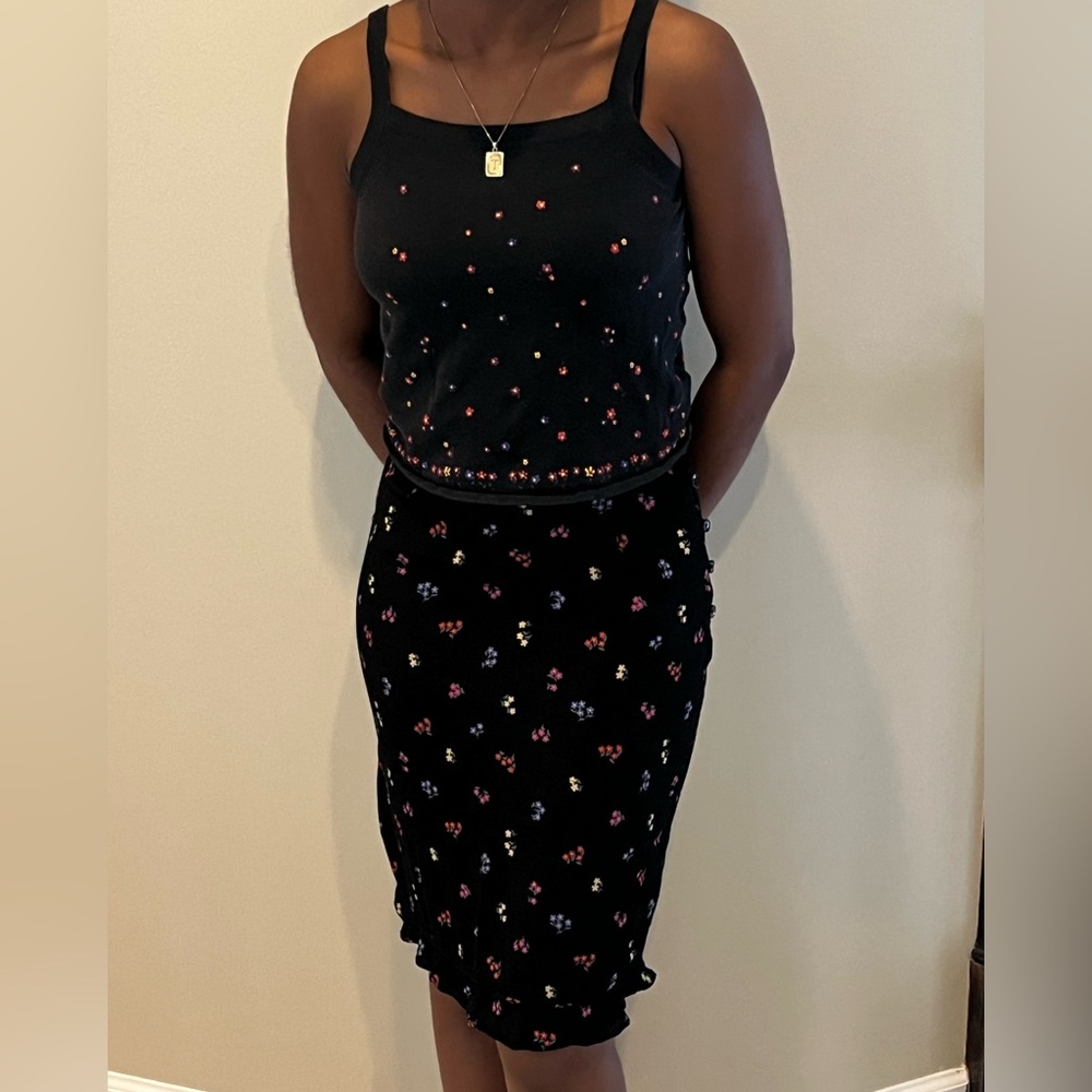 Vintage floral two piece set